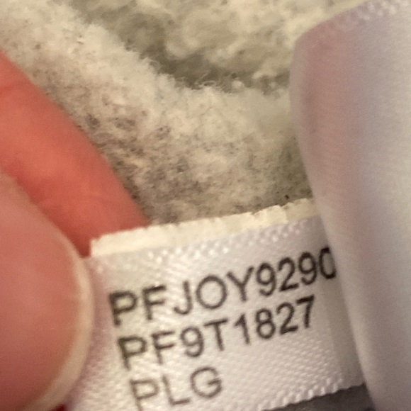 Calvin Klein Womens Gray Sweatshirt w White Calvin Klein Bank Back/Arms /Size M - Picture 12 of 14